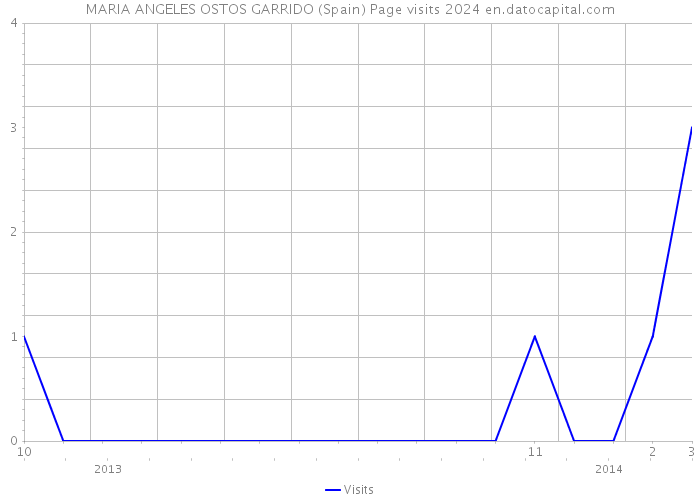 MARIA ANGELES OSTOS GARRIDO (Spain) Page visits 2024 