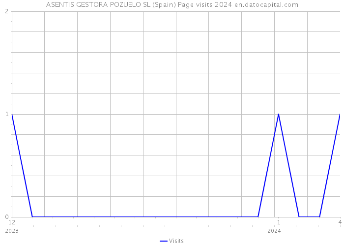 ASENTIS GESTORA POZUELO SL (Spain) Page visits 2024 