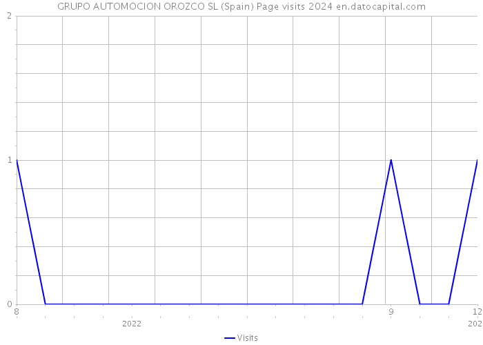GRUPO AUTOMOCION OROZCO SL (Spain) Page visits 2024 