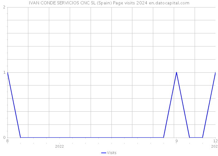 IVAN CONDE SERVICIOS CNC SL (Spain) Page visits 2024 