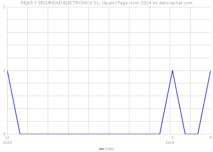 REJAS Y SEGURIDAD ELECTRONICA S.L. (Spain) Page visits 2024 
