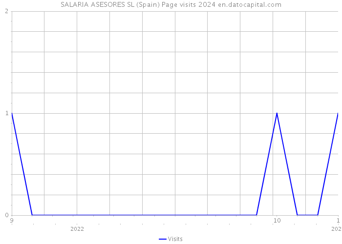 SALARIA ASESORES SL (Spain) Page visits 2024 