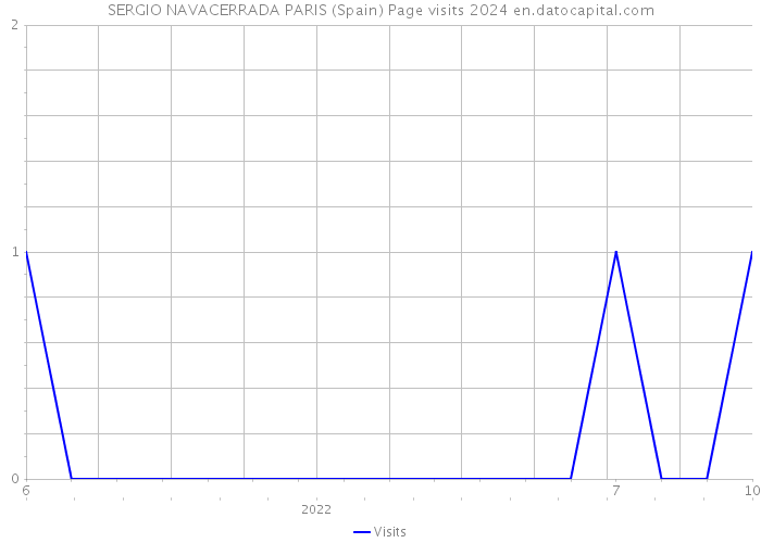 SERGIO NAVACERRADA PARIS (Spain) Page visits 2024 