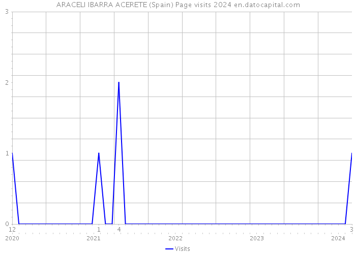 ARACELI IBARRA ACERETE (Spain) Page visits 2024 