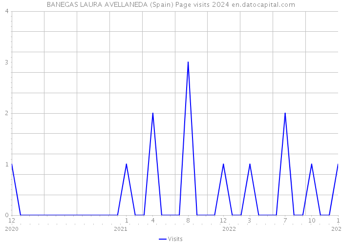 BANEGAS LAURA AVELLANEDA (Spain) Page visits 2024 