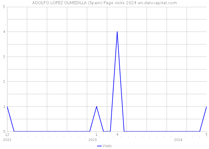 ADOLFO LOPEZ OLMEDILLA (Spain) Page visits 2024 