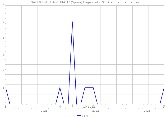 FERNANDO GOITIA ZUBIAUR (Spain) Page visits 2024 