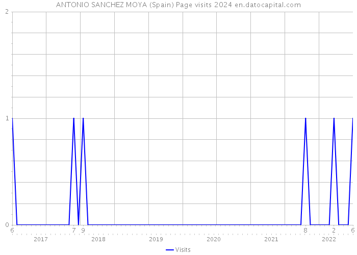 ANTONIO SANCHEZ MOYA (Spain) Page visits 2024 