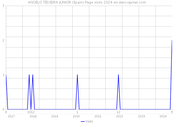 ANGELO TEIXEIRA JUNIOR (Spain) Page visits 2024 