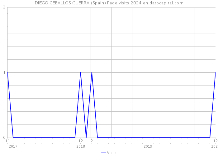 DIEGO CEBALLOS GUERRA (Spain) Page visits 2024 