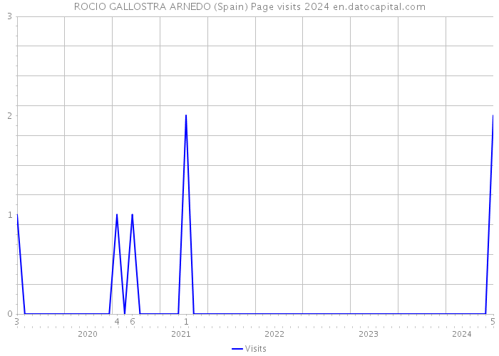 ROCIO GALLOSTRA ARNEDO (Spain) Page visits 2024 
