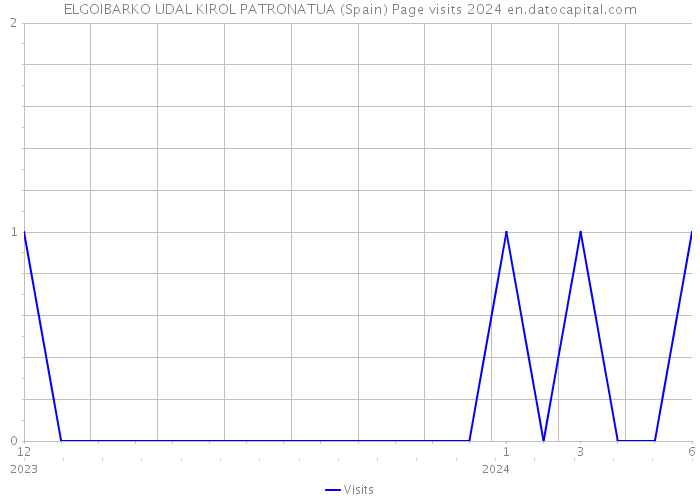 ELGOIBARKO UDAL KIROL PATRONATUA (Spain) Page visits 2024 