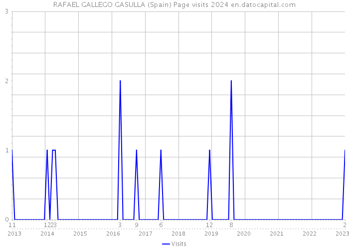 RAFAEL GALLEGO GASULLA (Spain) Page visits 2024 