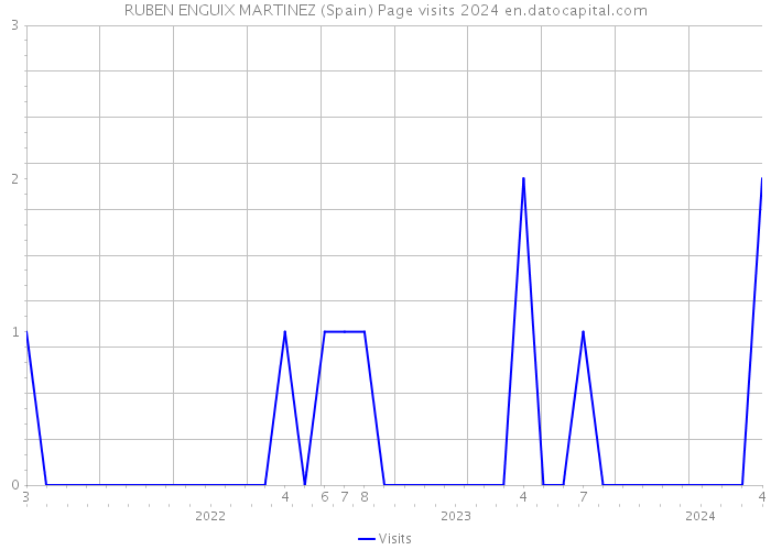 RUBEN ENGUIX MARTINEZ (Spain) Page visits 2024 