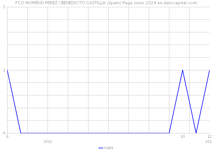 FCO MORENO PEREZ I BENEDICTO CASTILLA (Spain) Page visits 2024 