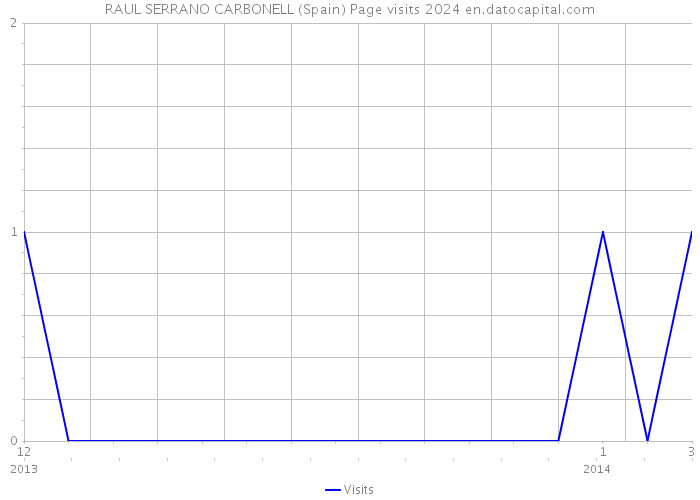 RAUL SERRANO CARBONELL (Spain) Page visits 2024 