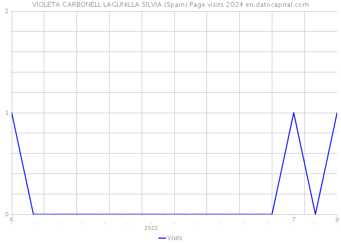 VIOLETA CARBONELL LAGUNILLA SILVIA (Spain) Page visits 2024 