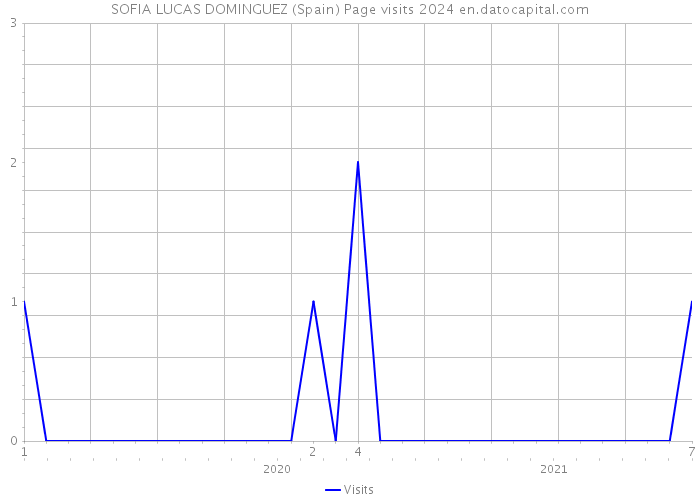 SOFIA LUCAS DOMINGUEZ (Spain) Page visits 2024 