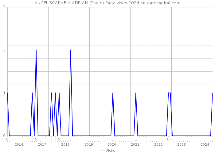 ANGEL SCARAFIA ADRIAN (Spain) Page visits 2024 