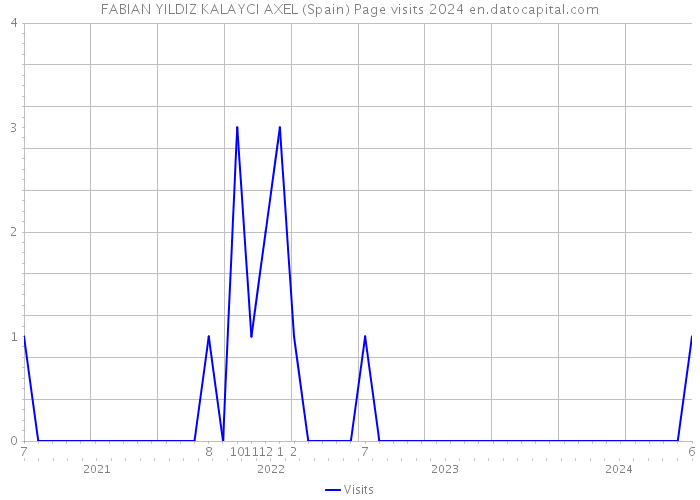 FABIAN YILDIZ KALAYCI AXEL (Spain) Page visits 2024 