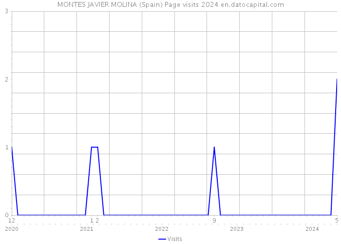 MONTES JAVIER MOLINA (Spain) Page visits 2024 