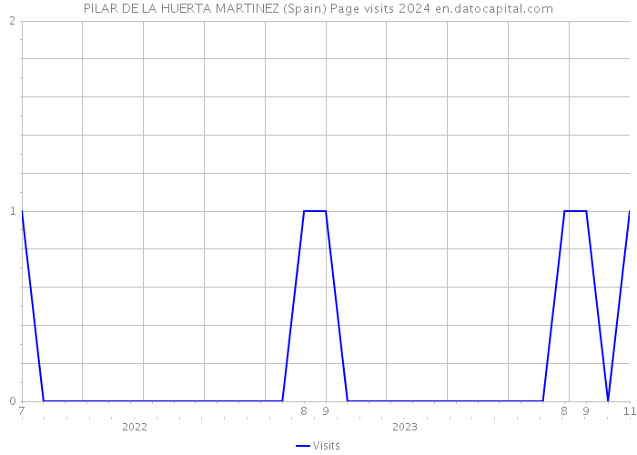 PILAR DE LA HUERTA MARTINEZ (Spain) Page visits 2024 