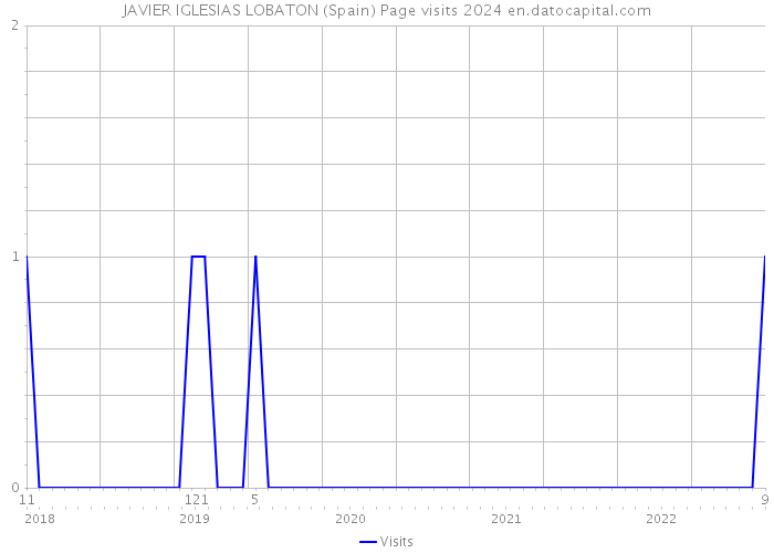 JAVIER IGLESIAS LOBATON (Spain) Page visits 2024 