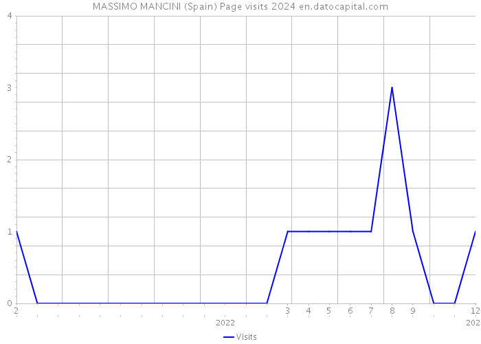 MASSIMO MANCINI (Spain) Page visits 2024 