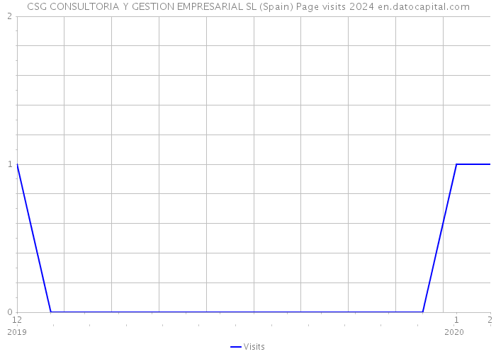 CSG CONSULTORIA Y GESTION EMPRESARIAL SL (Spain) Page visits 2024 
