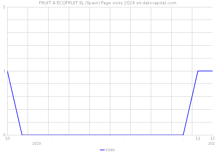 FRUIT & ECOFRUIT SL (Spain) Page visits 2024 