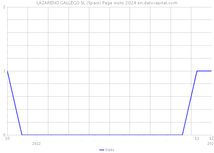 LAZARENO GALLEGO SL (Spain) Page visits 2024 