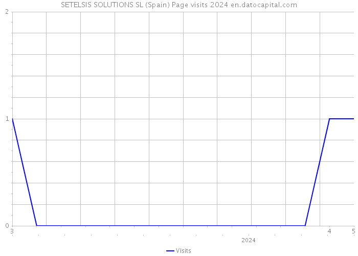 SETELSIS SOLUTIONS SL (Spain) Page visits 2024 