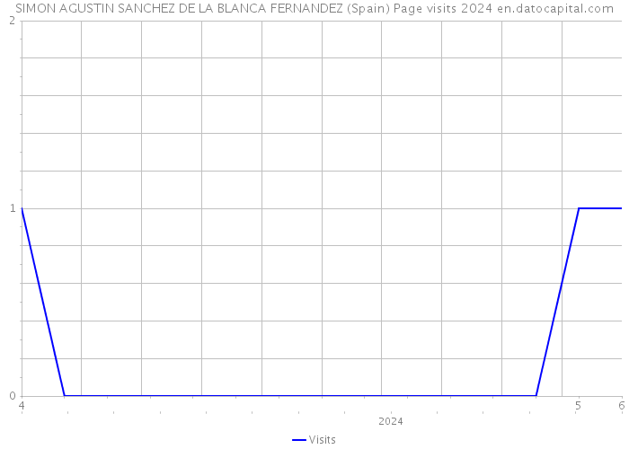 SIMON AGUSTIN SANCHEZ DE LA BLANCA FERNANDEZ (Spain) Page visits 2024 