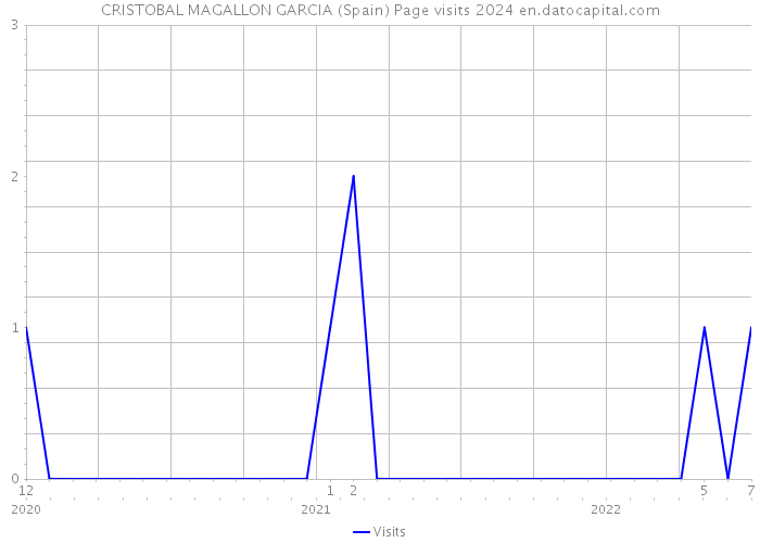 CRISTOBAL MAGALLON GARCIA (Spain) Page visits 2024 