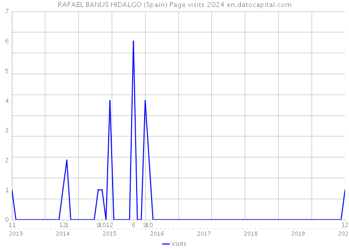 RAFAEL BANUS HIDALGO (Spain) Page visits 2024 