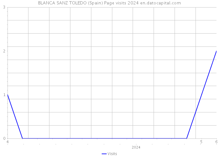 BLANCA SANZ TOLEDO (Spain) Page visits 2024 