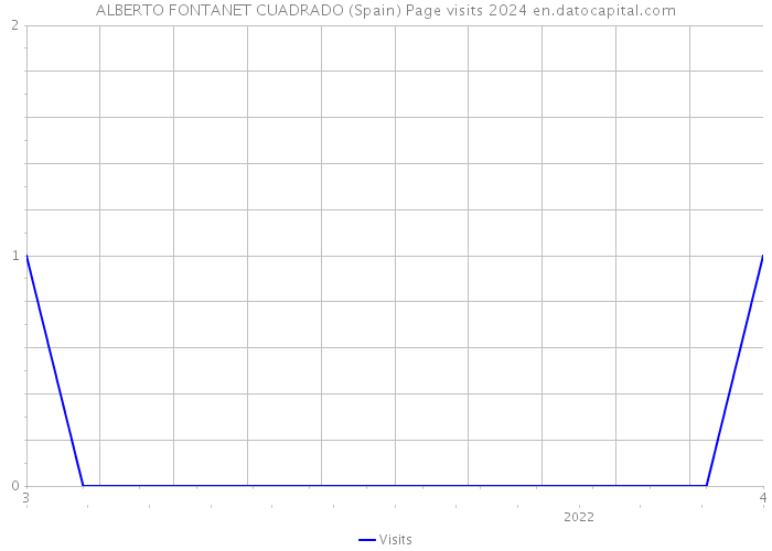 ALBERTO FONTANET CUADRADO (Spain) Page visits 2024 