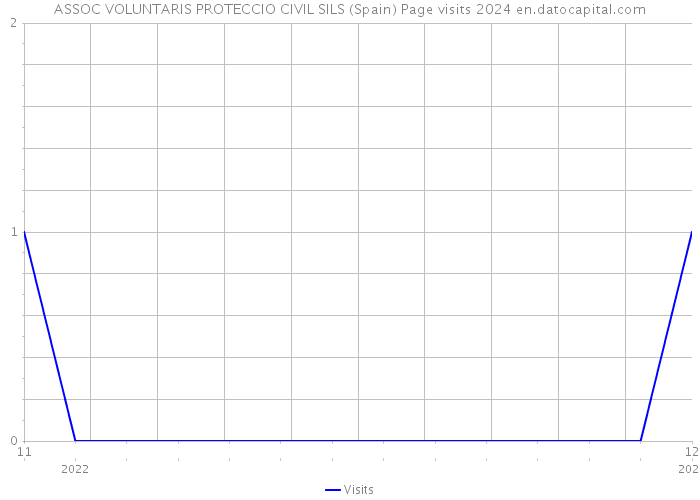 ASSOC VOLUNTARIS PROTECCIO CIVIL SILS (Spain) Page visits 2024 