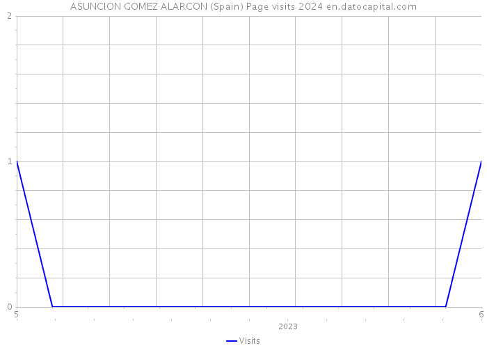 ASUNCION GOMEZ ALARCON (Spain) Page visits 2024 