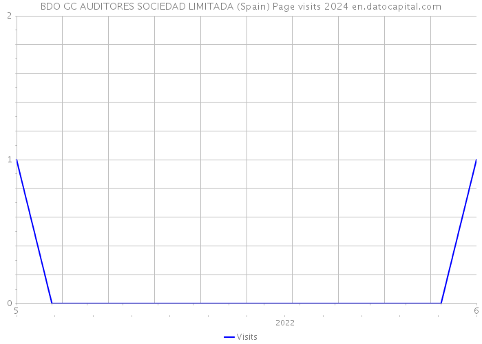 BDO GC AUDITORES SOCIEDAD LIMITADA (Spain) Page visits 2024 