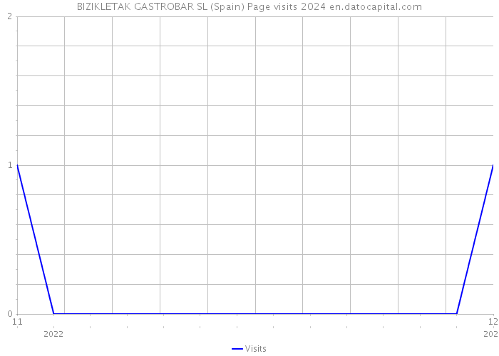 BIZIKLETAK GASTROBAR SL (Spain) Page visits 2024 