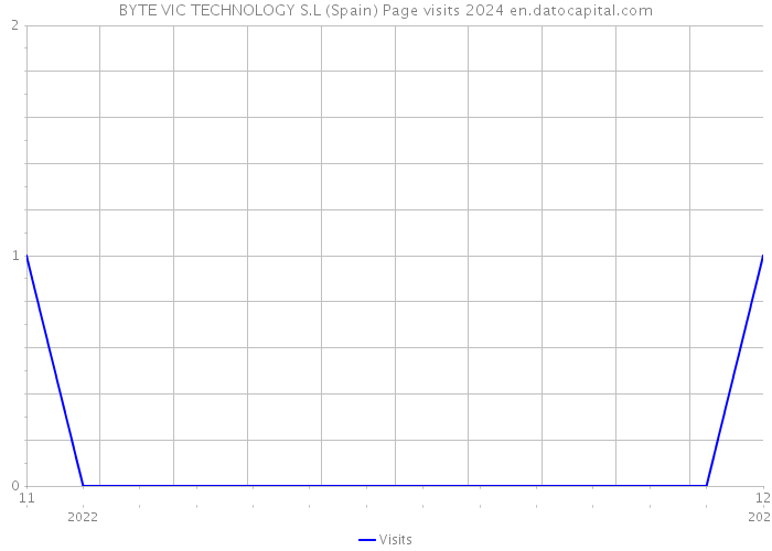 BYTE VIC TECHNOLOGY S.L (Spain) Page visits 2024 