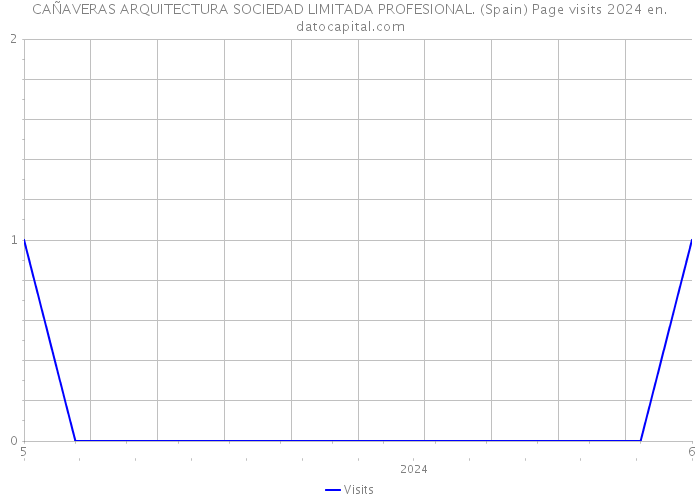 CAÑAVERAS ARQUITECTURA SOCIEDAD LIMITADA PROFESIONAL. (Spain) Page visits 2024 