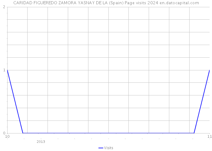 CARIDAD FIGUEREDO ZAMORA YASNAY DE LA (Spain) Page visits 2024 