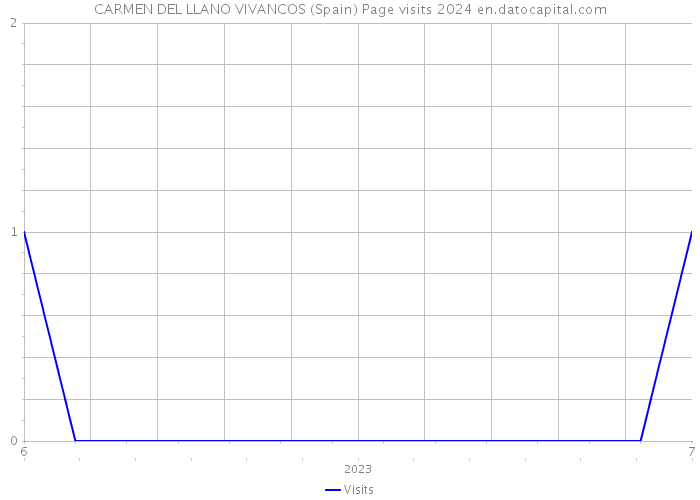 CARMEN DEL LLANO VIVANCOS (Spain) Page visits 2024 
