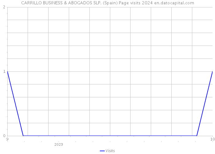 CARRILLO BUSINESS & ABOGADOS SLP. (Spain) Page visits 2024 