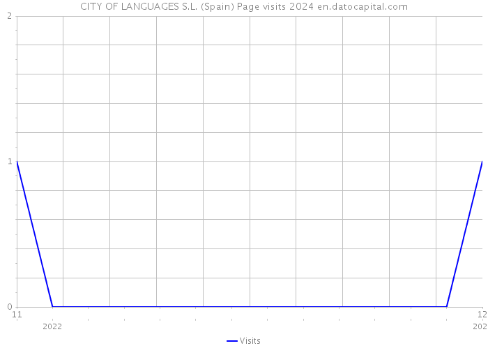 CITY OF LANGUAGES S.L. (Spain) Page visits 2024 
