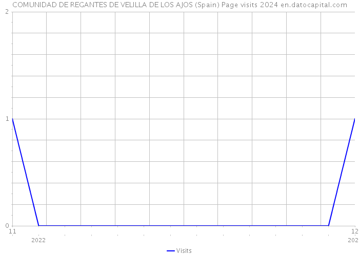 COMUNIDAD DE REGANTES DE VELILLA DE LOS AJOS (Spain) Page visits 2024 