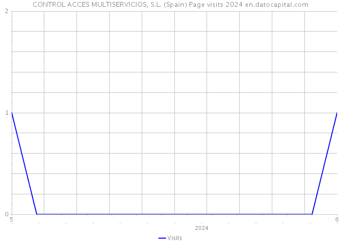 CONTROL ACCES MULTISERVICIOS, S.L. (Spain) Page visits 2024 