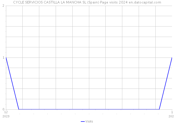CYCLE SERVICIOS CASTILLA LA MANCHA SL (Spain) Page visits 2024 